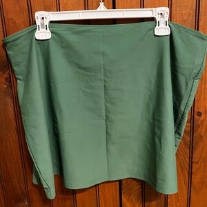 PINK VICTORIA SECRET Swim Bottoms High Rise | XXL | Green white blue hibiscus.